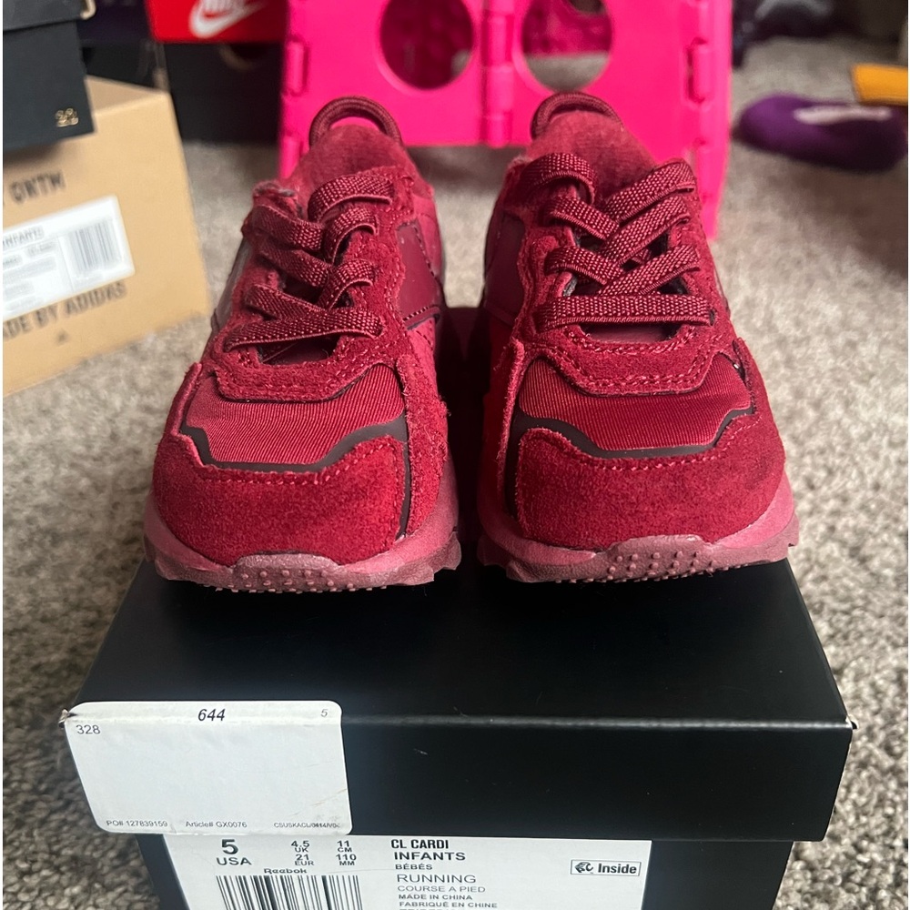 cardi B Reebok toddler sz5
